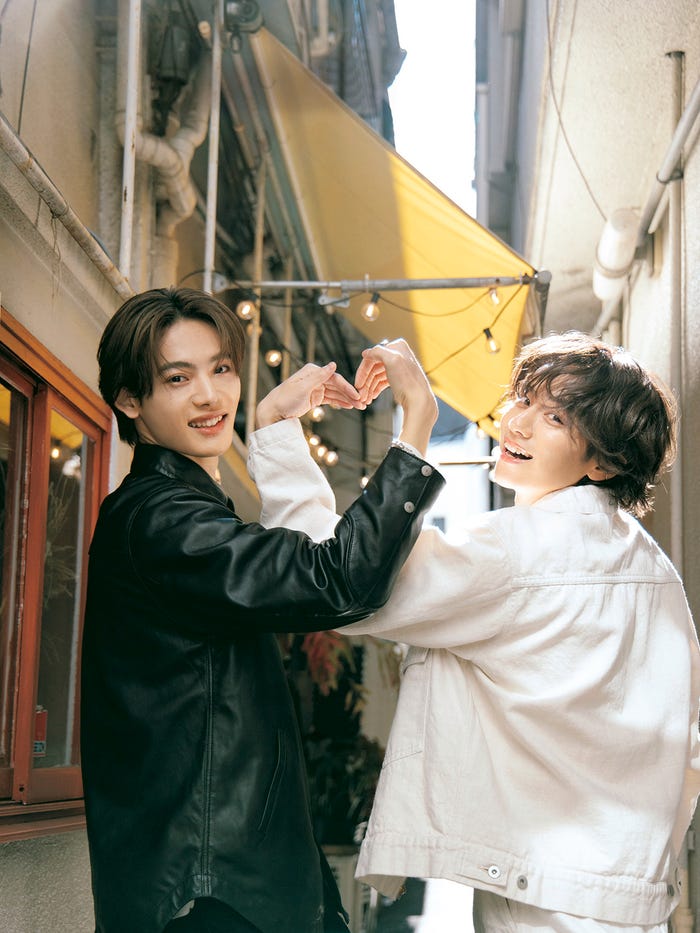 NOA、山下幸輝(画像提供:小学館)