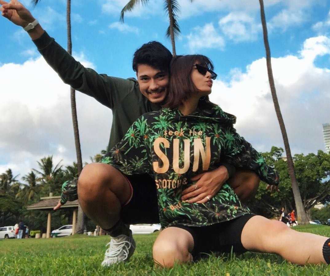 島袋聖南、恋人・石倉ノアとハワイで年越し　密着2ショットを公開