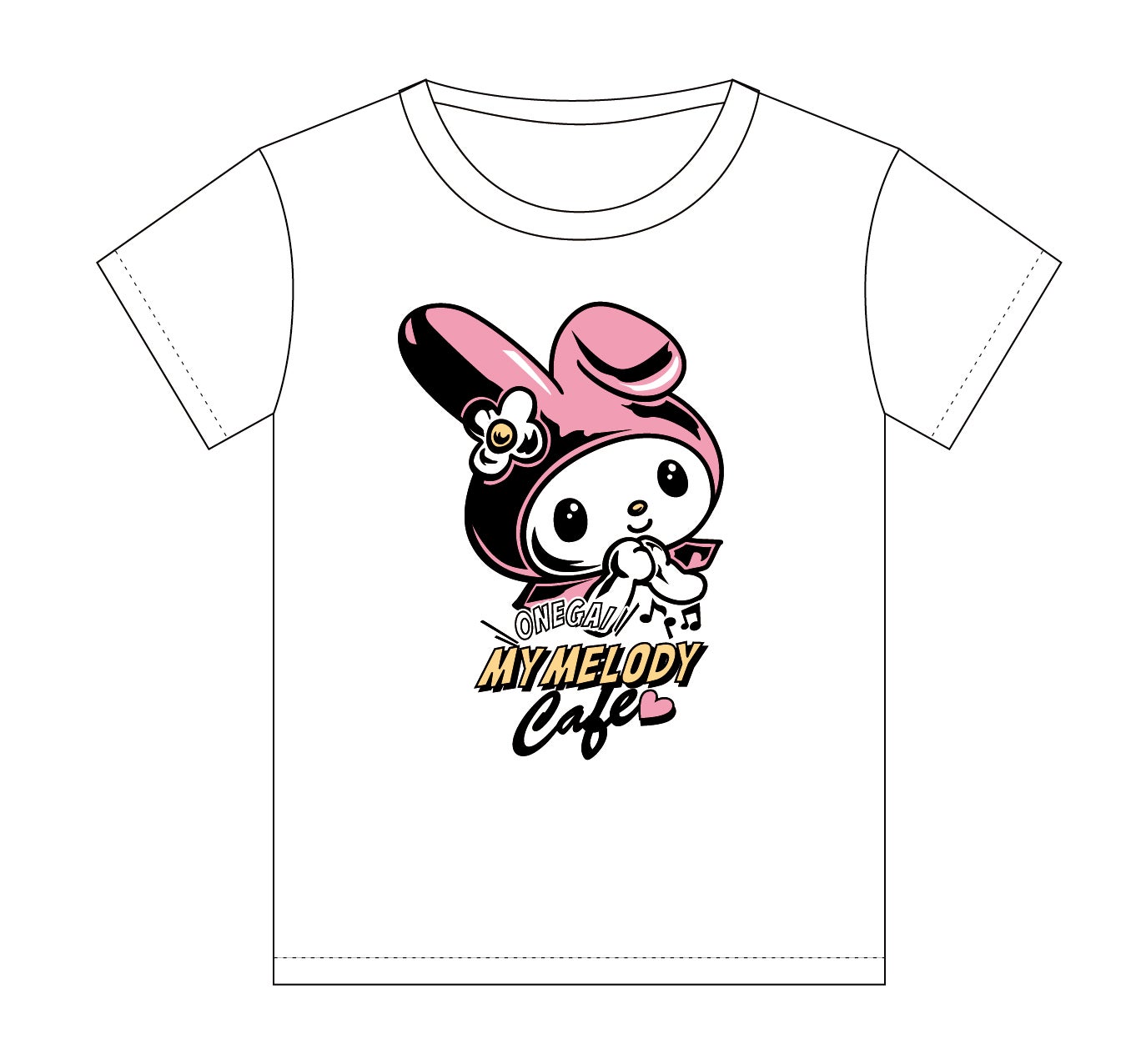 Tシャツ2,800円（税抜）（C）1976, 2005, 2018 SANRIO CO., LTD. APPROVAL NO.S592651