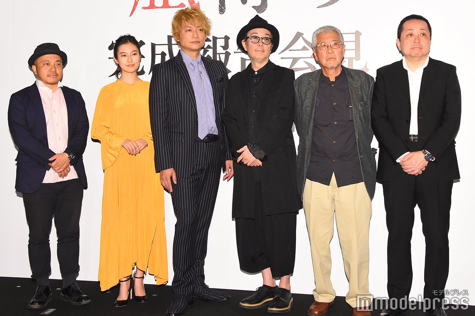白石和彌監督、恒松祐里、香取慎吾、、リリー・フランキー、吉澤健、赤城聡プロデューサー（C）モデルプレス