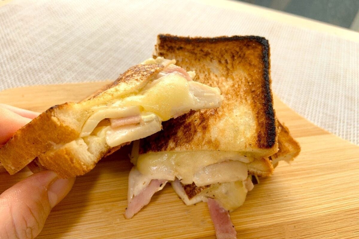 きのこホットサンド