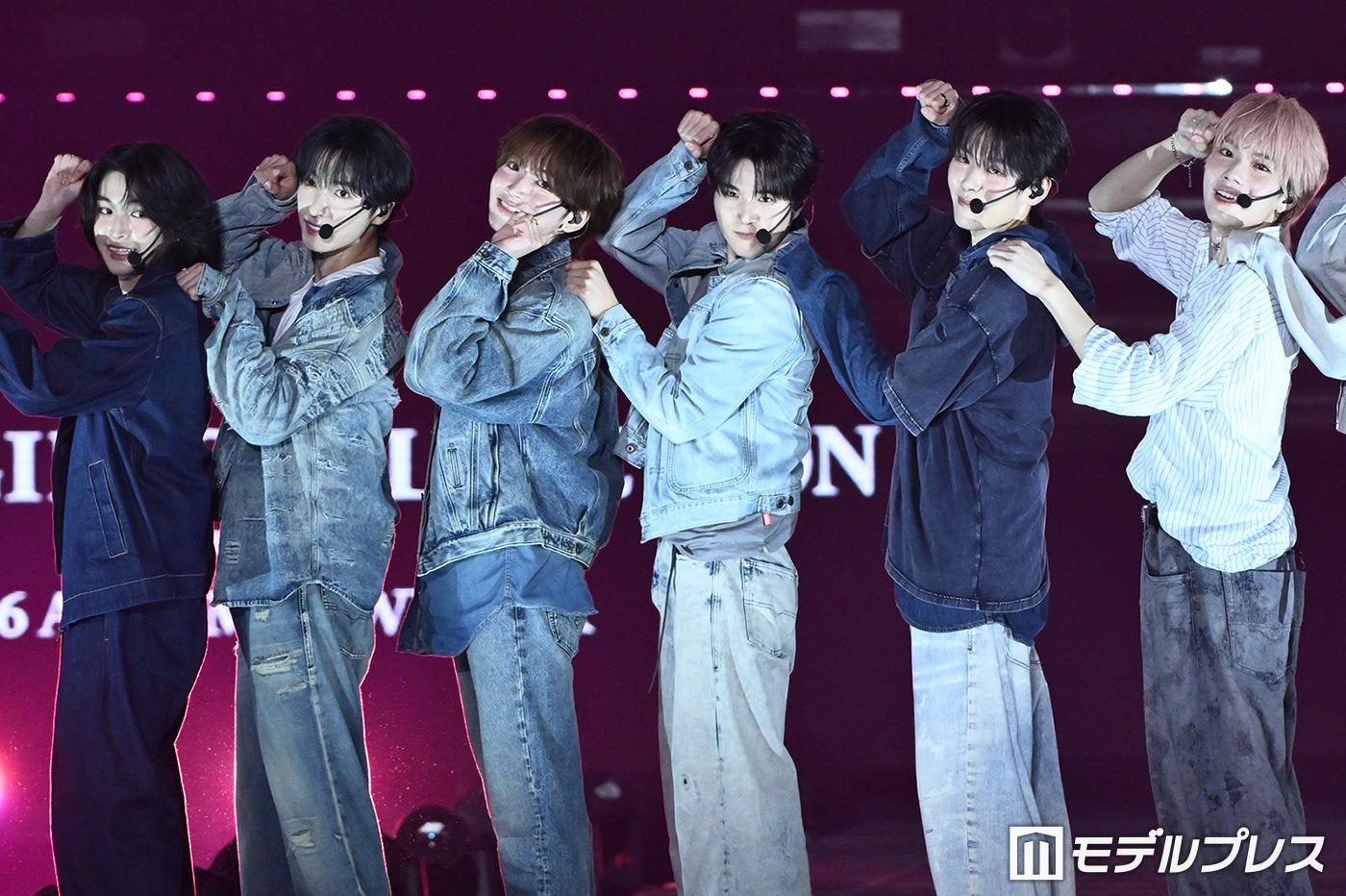 （左から）KEITO、SIYOUNG、DAIKI、ISSA、SHINHAENG、YOSHIKI（C）モデルプレス