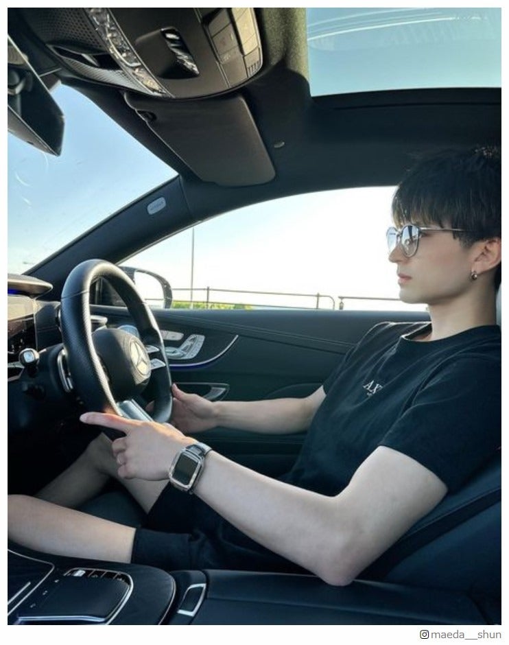 2児のパパ「今日好き」まえだしゅん、“愛車”ベンツ乗りこなす姿公開「憧れだった」
