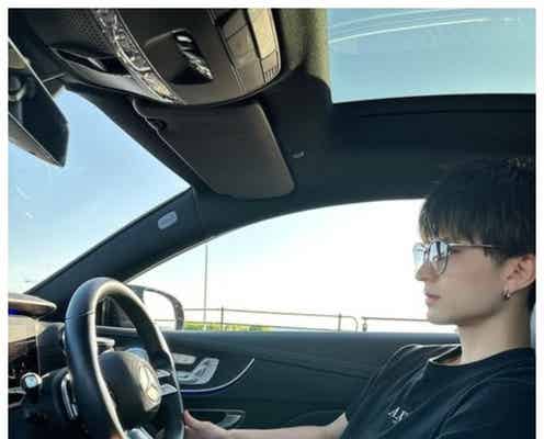 2児のパパ「今日好き」まえだしゅん、“愛車”ベンツ乗りこなす姿公開「憧れだった」