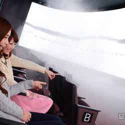 「マジック・オブ・イエローストーン」/冬のシーンではミストが噴射し、雪山にいるかのような臨場感を演出