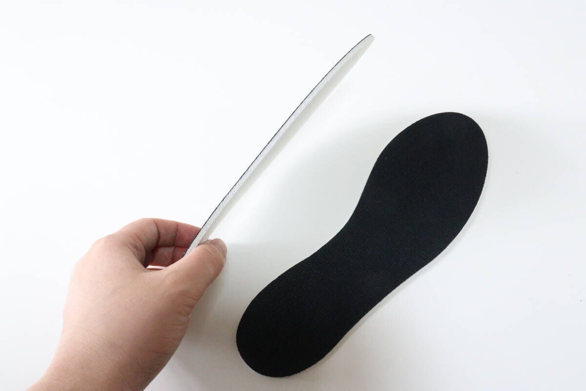 防災用インソール　硬さ