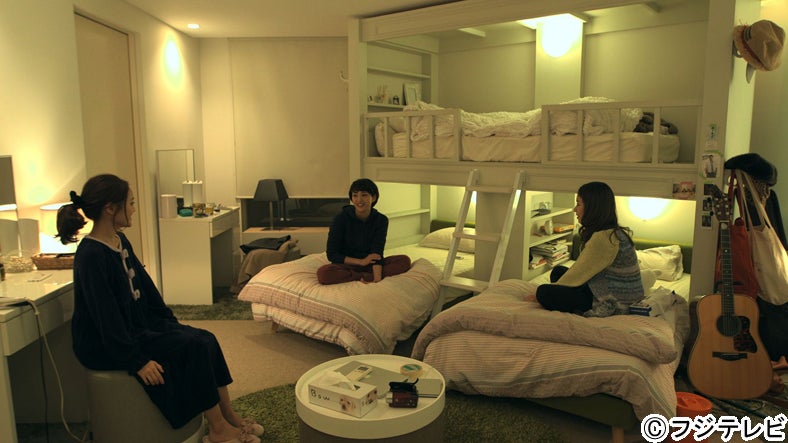 永谷真絵、小貫智恵、住岡梨奈／「テラスハウス」1月13日放送回より