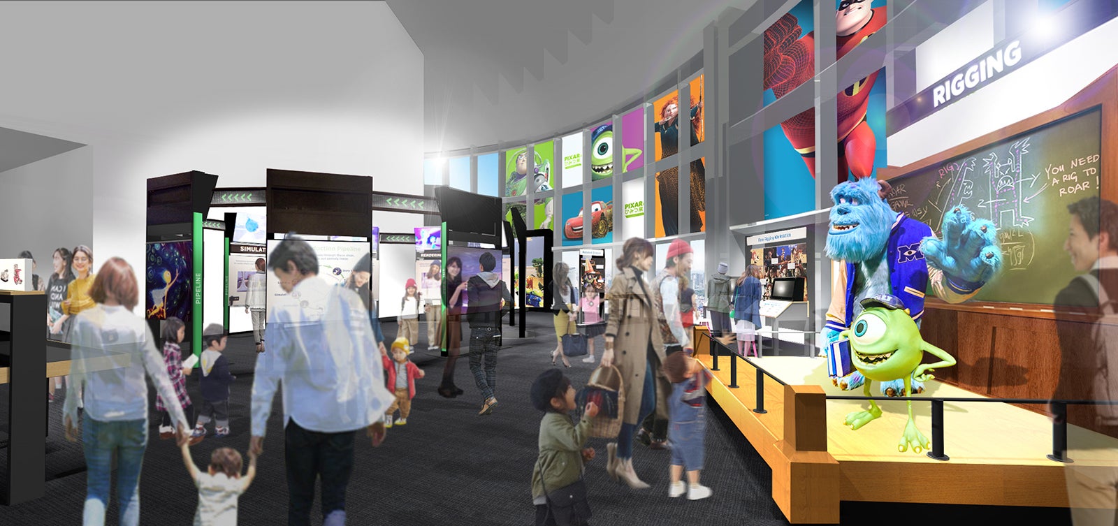 展覧会イメージ（C）Disney／Pixar