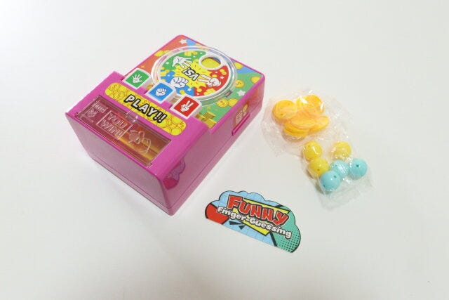ダイソーのじゃんけんゲーム機のセット内容