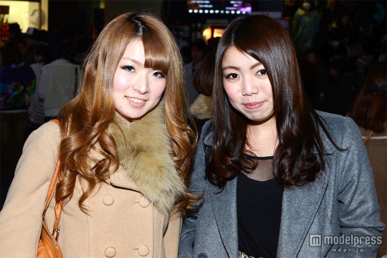 Popteenを見て益若のファンになったという（左から）あーちゃんさん、かなこさん