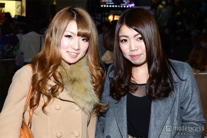 Popteenを見て益若のファンになったという(左から)あーちゃんさん、かなこさん