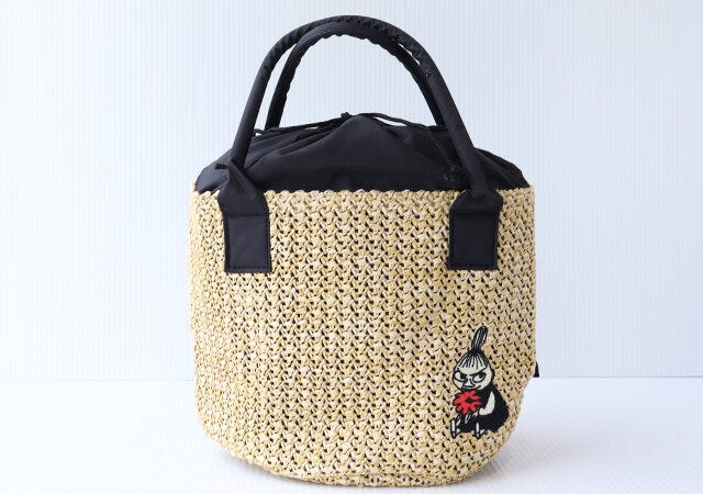 ムック本　ムック　付録　人気　おすすめ　オススメ　宝島社　宝島　レビュー　便利　優秀　当たり　最高　2023　ムーミン　リトルミイ　かごバッグ　バッグ　カゴバッグ