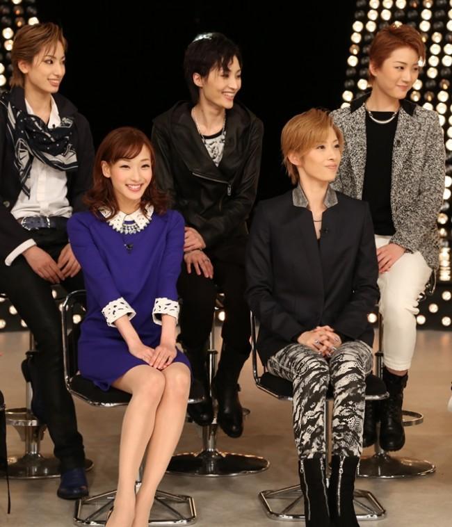 宝塚花組トップスターのメンバーが集結（C)フジテレビ