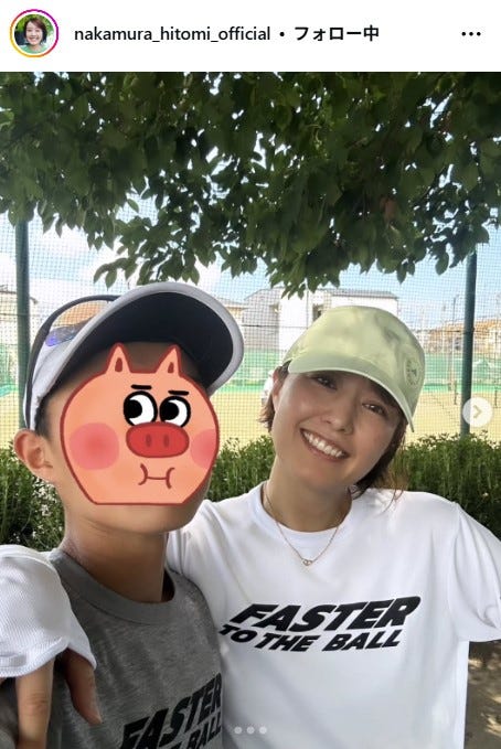 中村仁美アナウンサーInstagramより