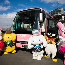 羽田空港連絡バス「サンリオピューロランド号」初お披露目（C）2016 SANRIO CO．，LTD．