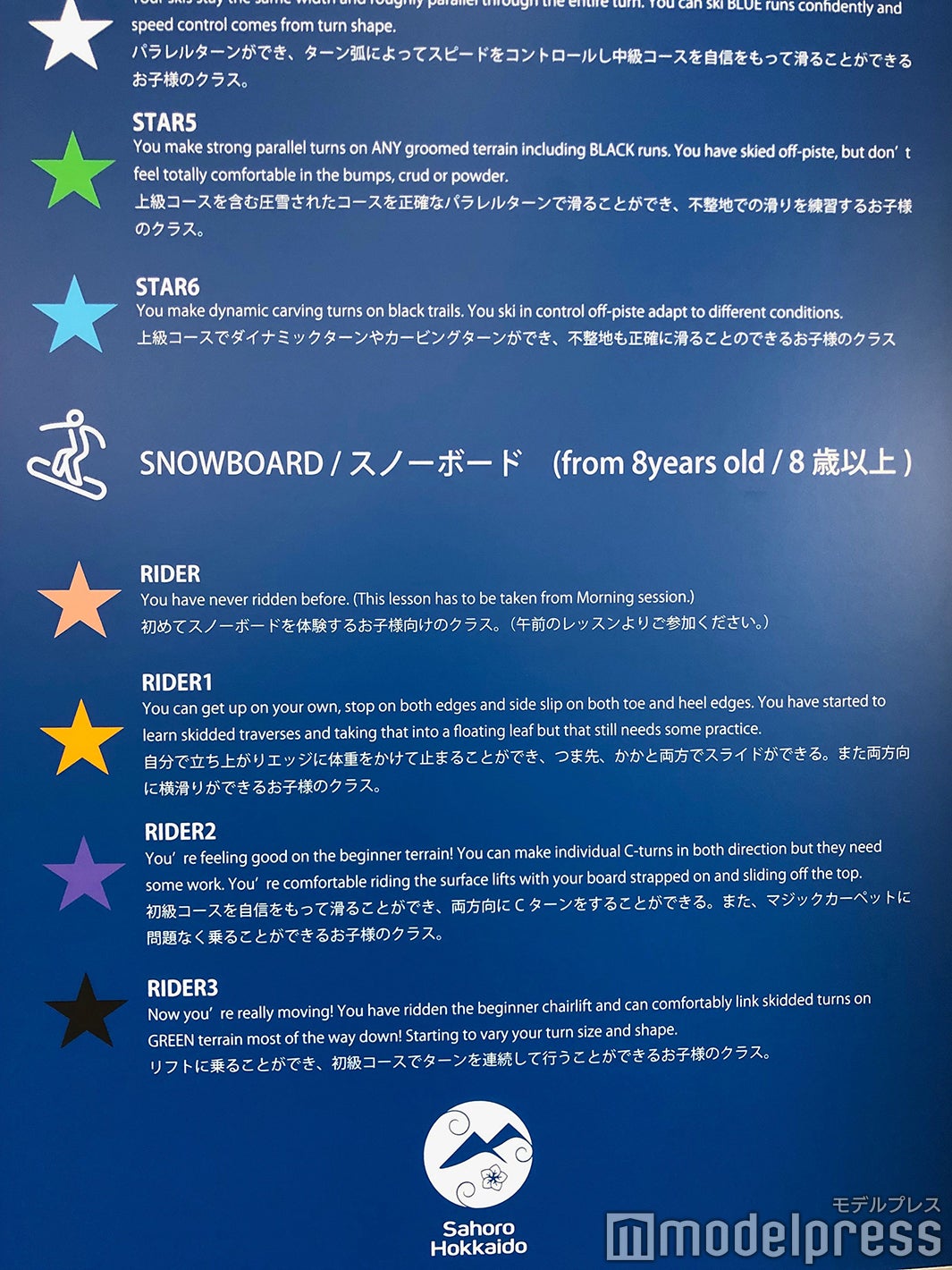 スキー・スノーボードのレッスンメニュー（C）モデルプレス