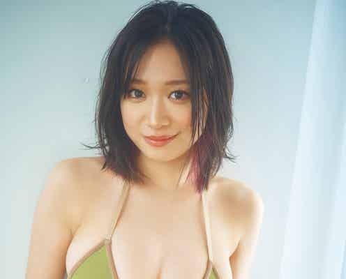 “チート級スタイル”青井春、5色の水着で圧巻プロポーション披露
