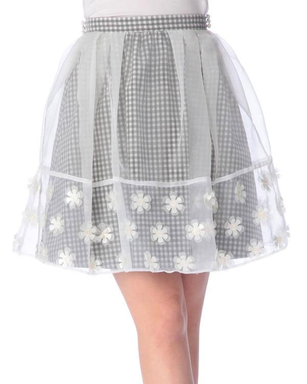 お花オーガンジースカート「JugeETTA」9,072円（税込）