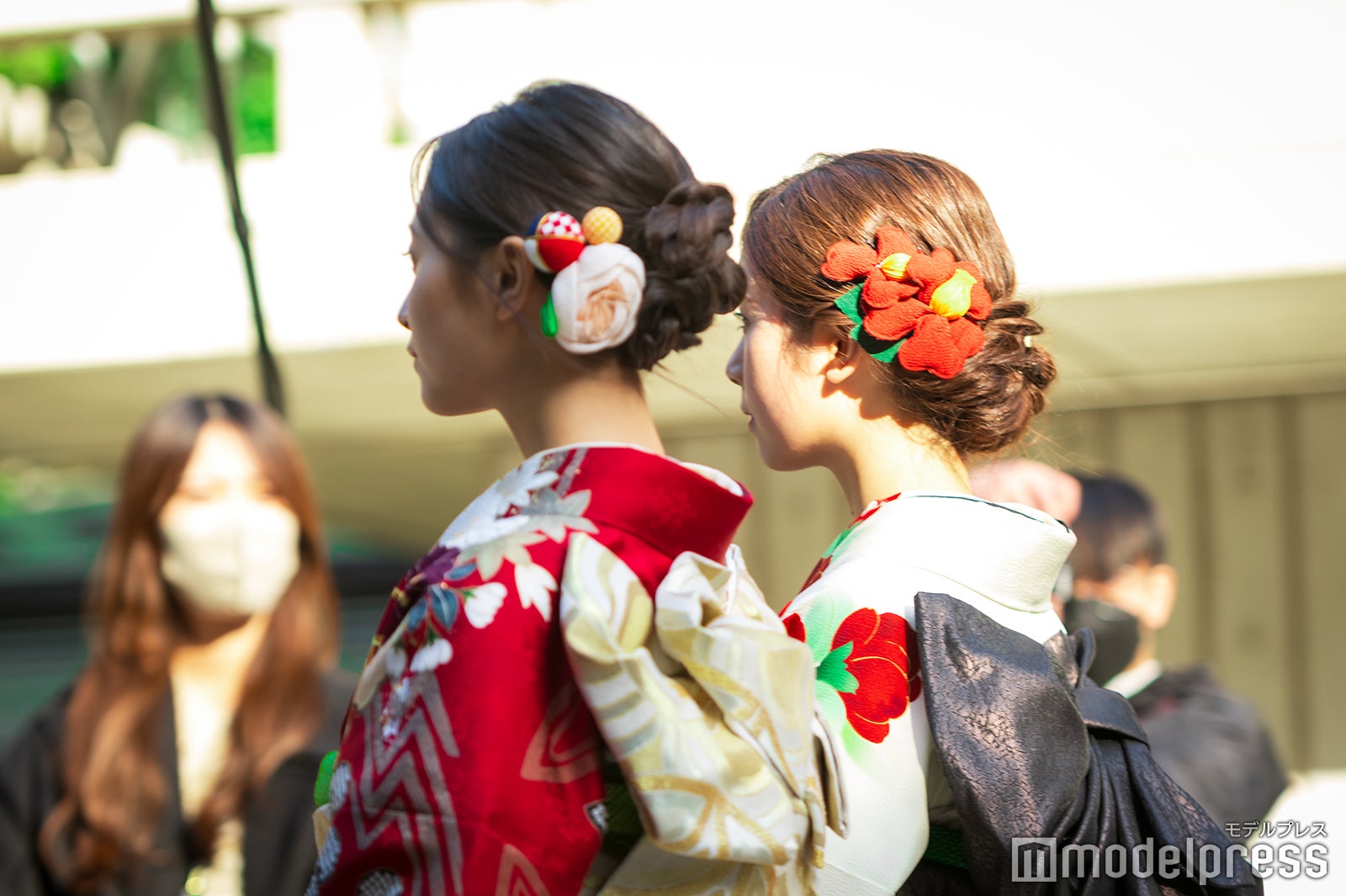 井上和、筒井あやめ／乃木坂46成人式（C）モデルプレス