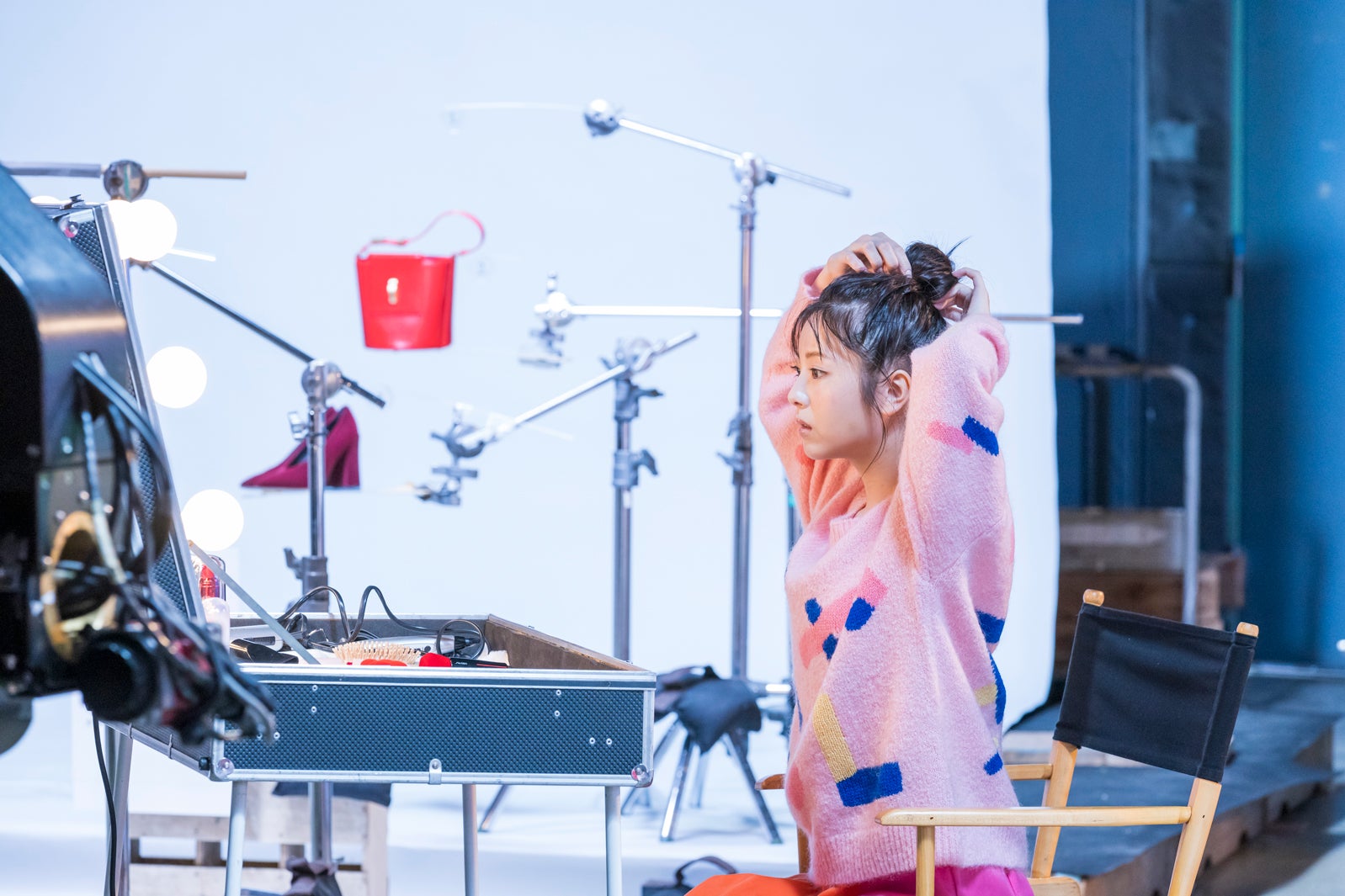 浜辺美波／メイキング（提供写真）