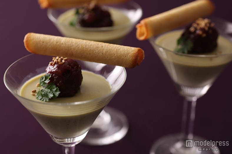 煎茶のパンナコッタ/「saita」1月号より/画像提供:セブン&アイ出版