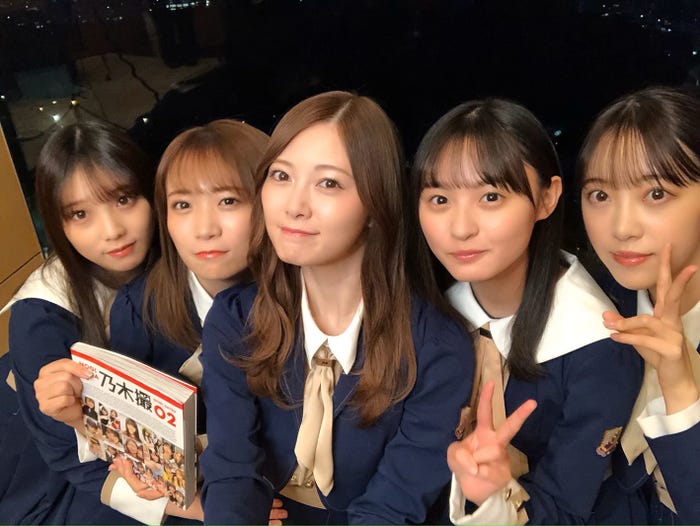 与田祐希、秋元真夏、白石麻衣、遠藤さくら、堀未央奈(提供写真)