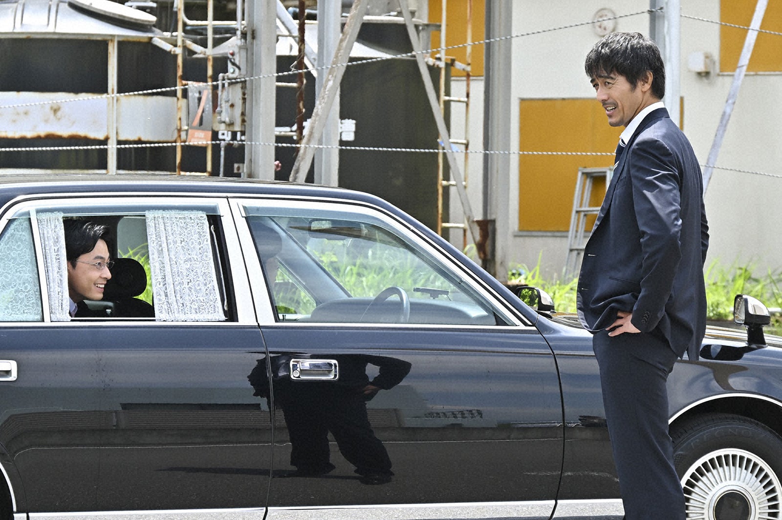 内村遥、阿部寛「キャスター」第8話（C）TBS