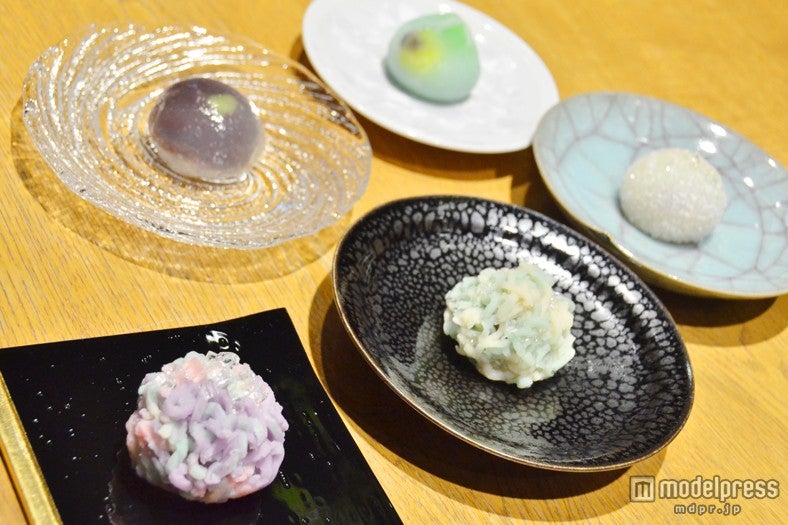 キュートな和菓子の数々