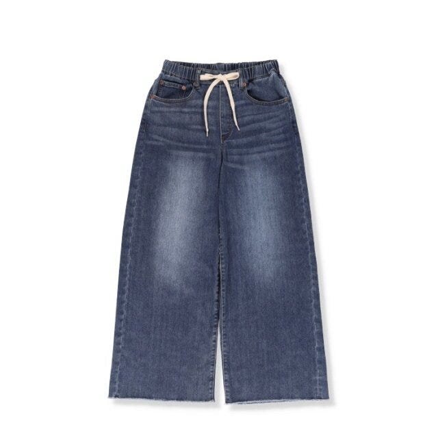 デニムワイドパンツ 2025秋冬しまむらレディースデニムワイドパンツ