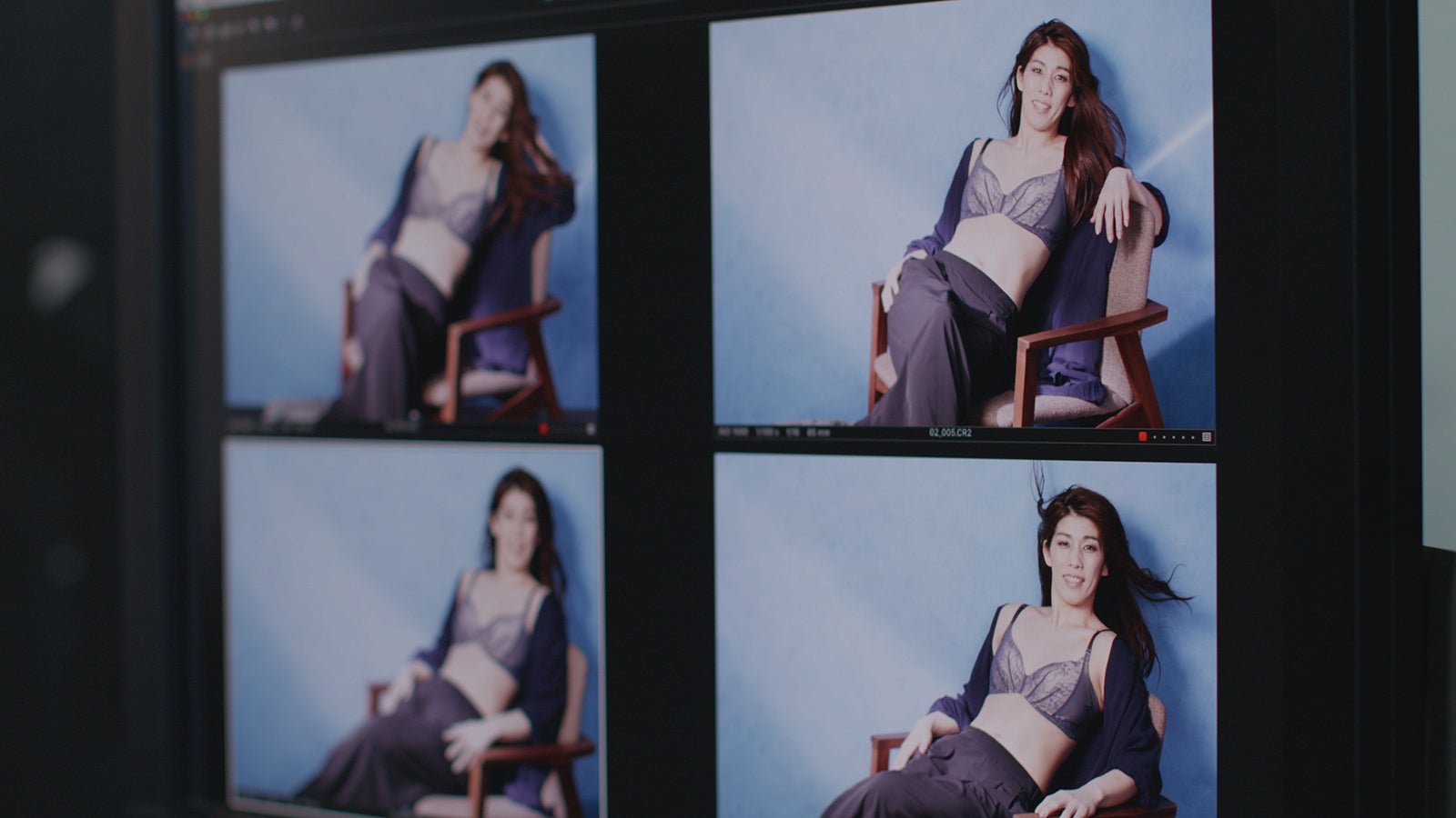 吉田沙保里／メイキングより（提供写真）