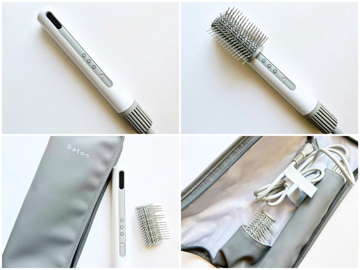 コンパクトなのにカールドライヤーにもなる使い勝手の良さが魅力