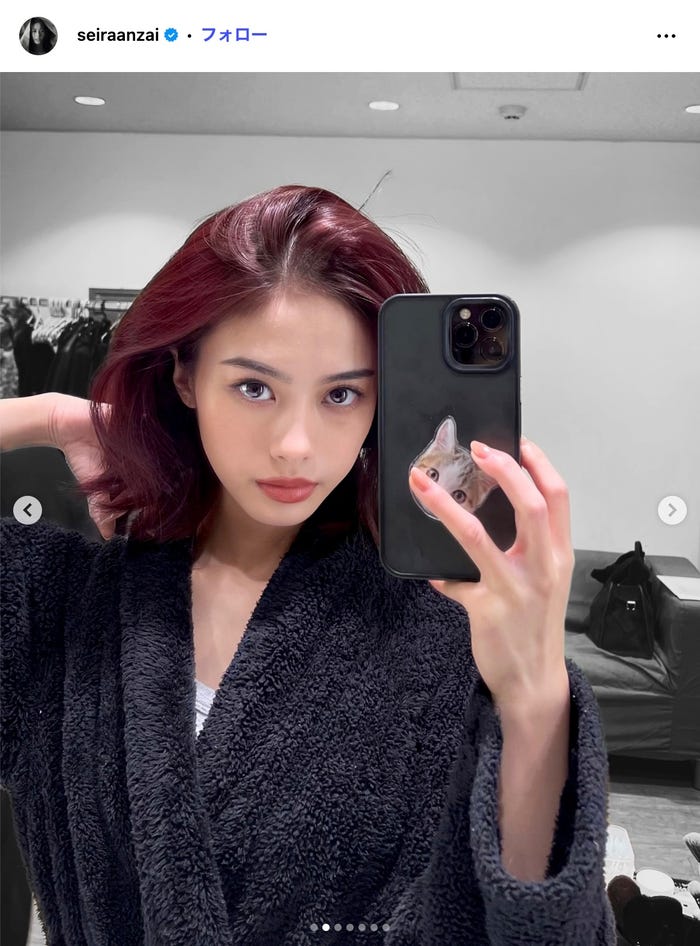 安斉星来Instagramより