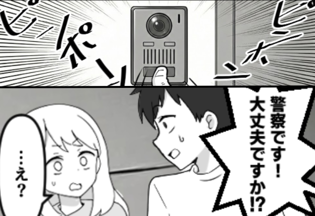 ホラー鑑賞中に警察が！？深夜の悲鳴で“通報”された夫婦。だが翌日⇒隣人が笑顔で告げた“一言”に戦慄した【ワケ】