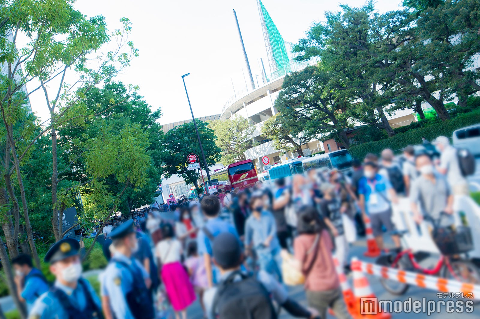 国立競技場付近の様子（C）モデルプレス