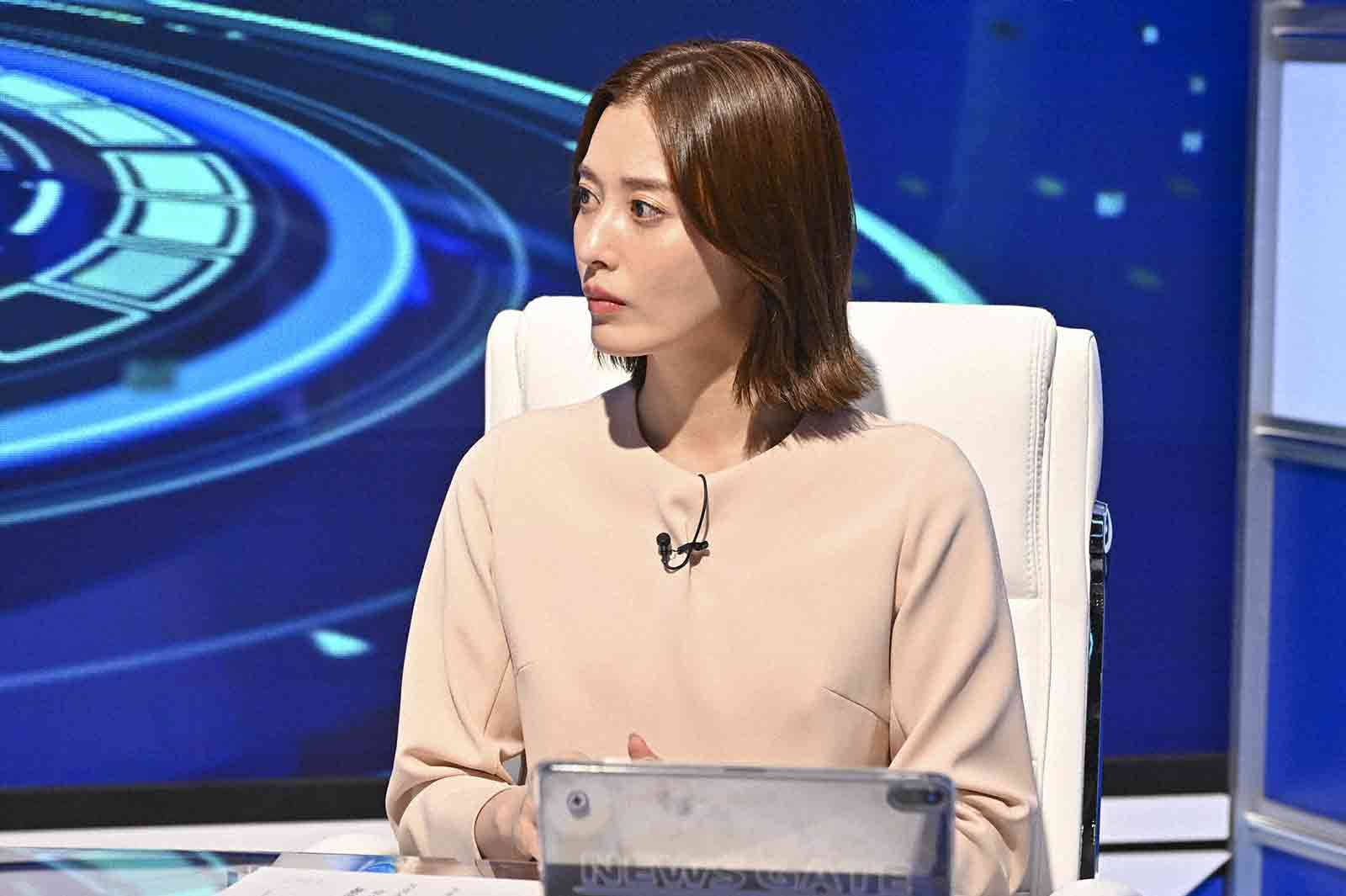 月城かなと「キャスター」第6話（C）TBS