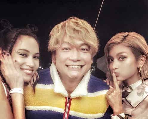 香取慎吾、水原希子&ローラとの3ショット公開に「豪華すぎる」「全員美しい」と反響集まる