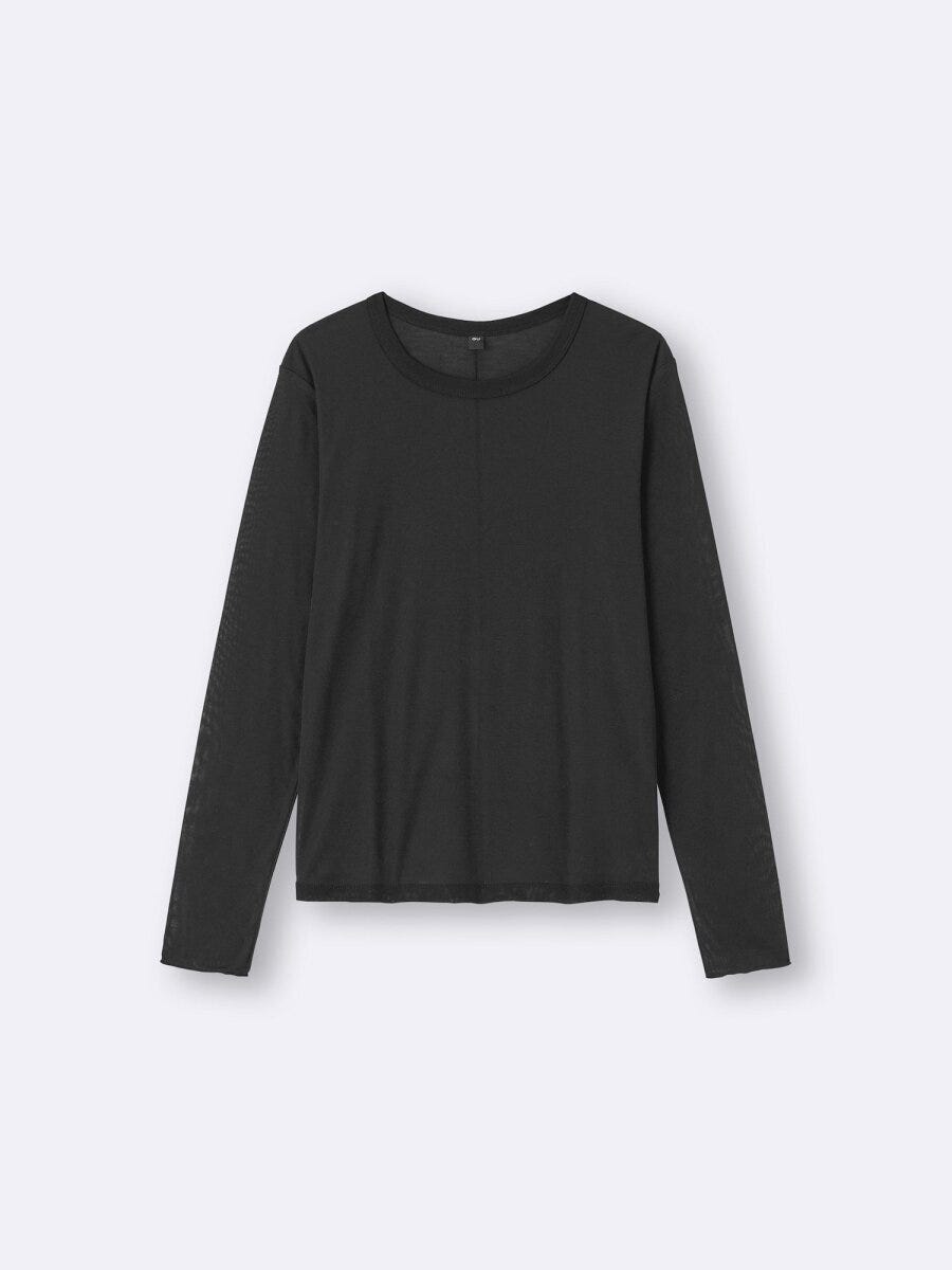 ソフトシアークルーネックT長袖／09