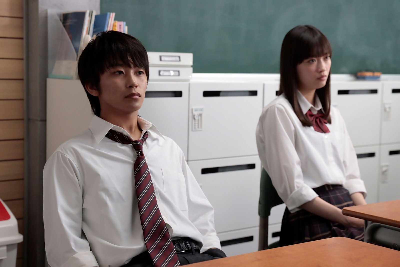 加藤清史郎、茅島みずき「最高の教師 1年後、私は生徒に■された」第5話より（C）日本テレビ