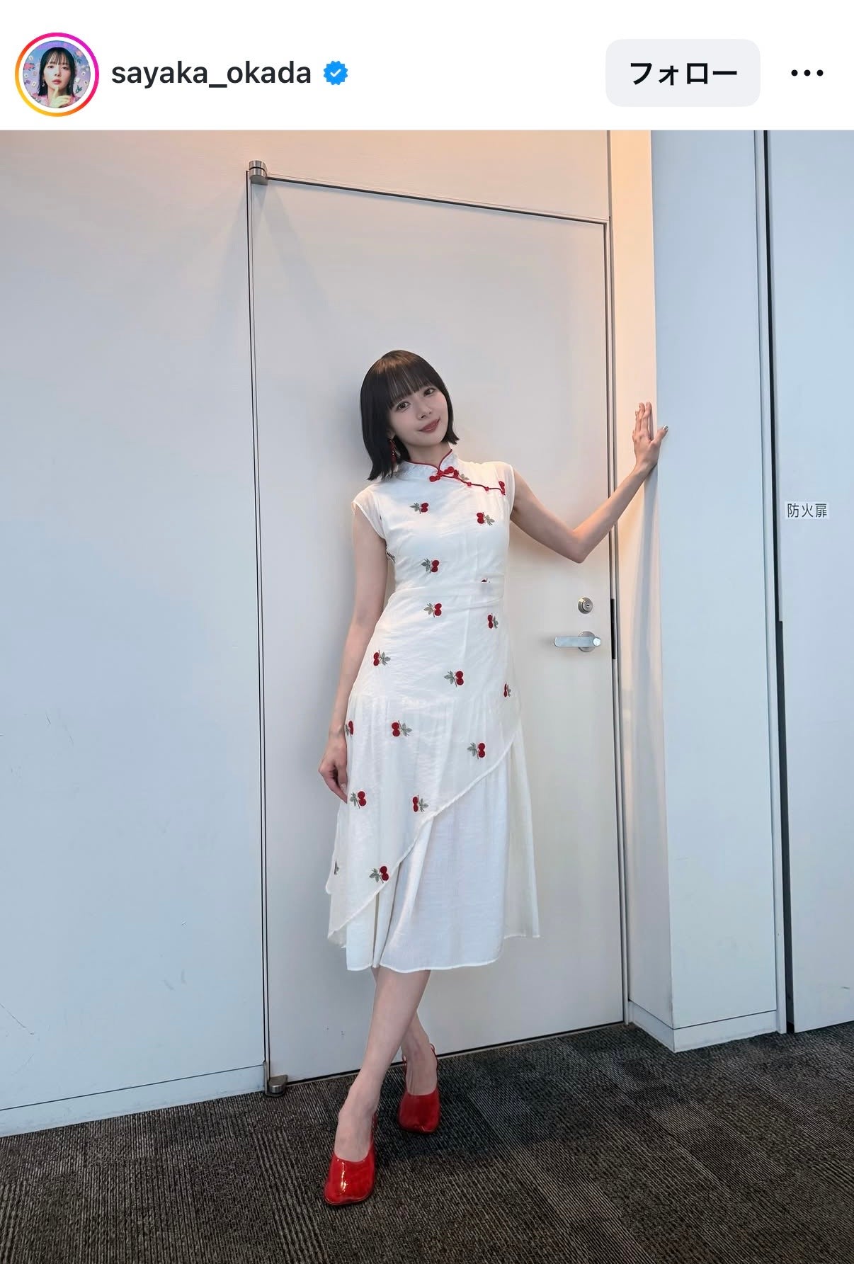 岡田紗佳Instagramより