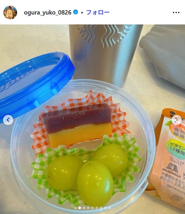 小倉優子Instagramより