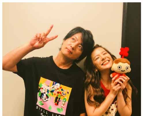 スザンヌ&上地雄輔「ヘキサゴン」黄色コンビの再会2ショットに反響