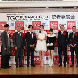 ゆうちゃみ、MINAMIら（C）麻生専門学校グループ presents TGC 熊本 2024 記者発表会