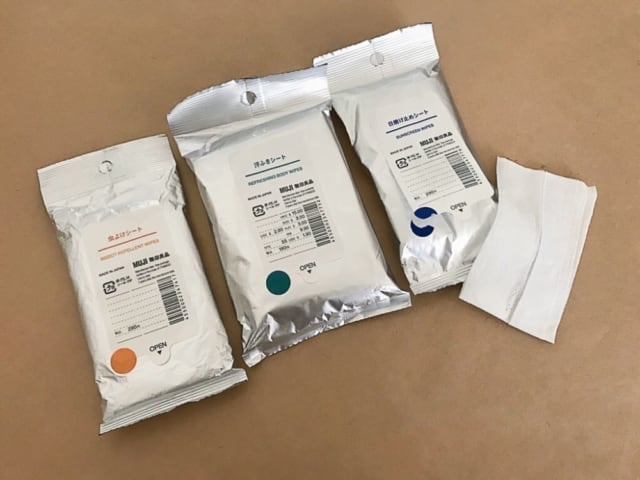 無印良品の衛生用品3種類