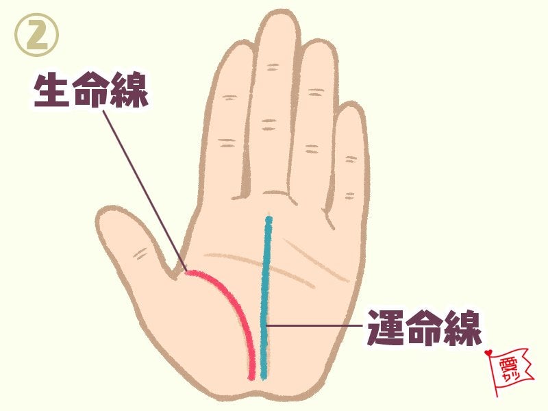 最速 運の良い手相