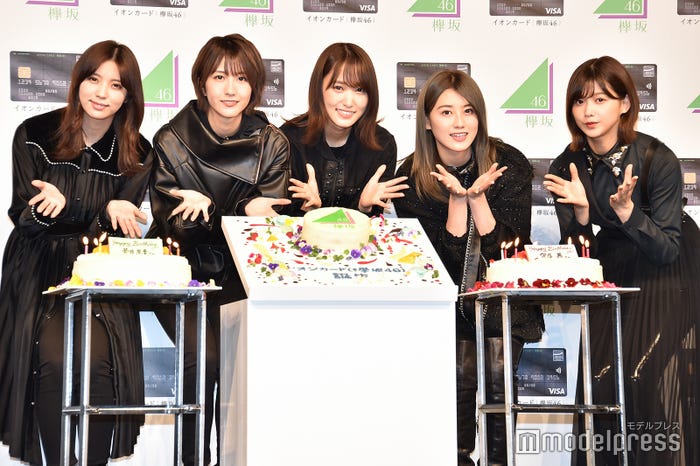 小林由依、土生瑞穂、菅井友香、守屋茜、渡邉理佐 (C)モデルプレス