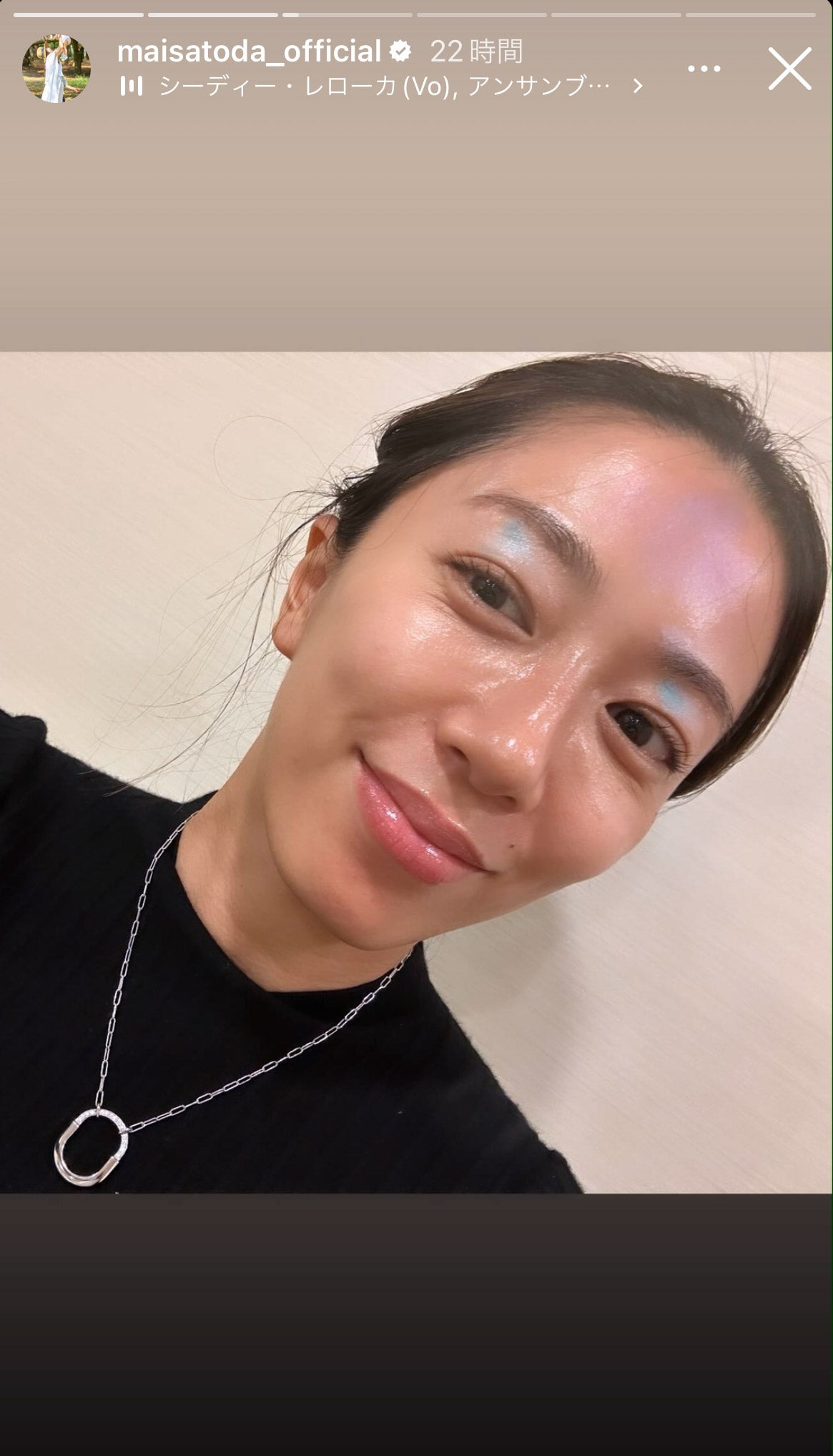 里田まいInstagramストーリーズより