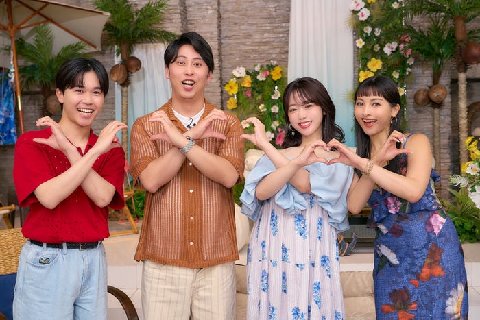 鈴木福、屋敷裕政、峯岸みなみ、ゆきぽよ(C)AbemaTV, Inc.