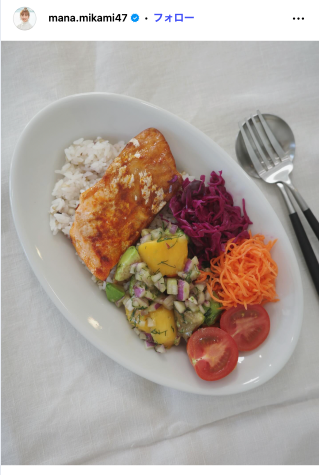 三上真奈アナInstagramより