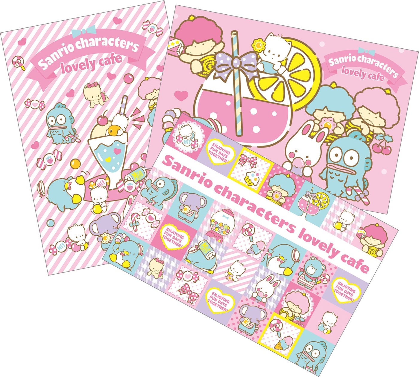 ポストカード3種類（C）1979, 1981,1982,1984,1985,2018 SANRIO CO., LTD. APPROVAL NO.S584281