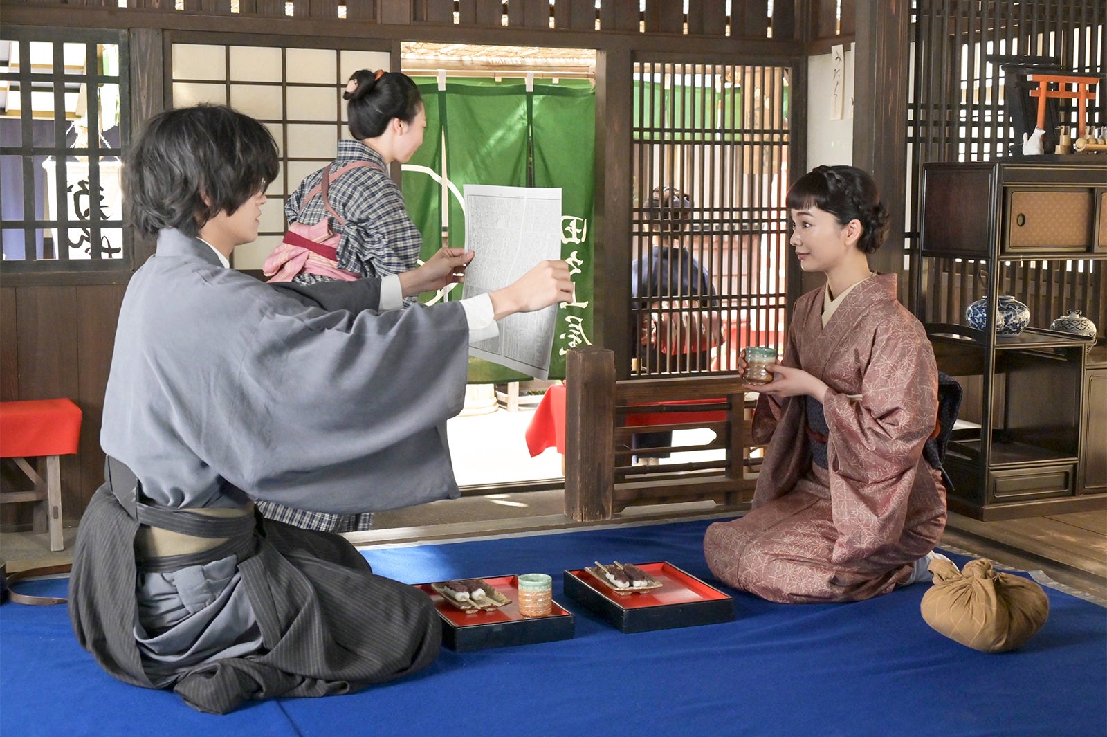 佐野晶哉、見上愛「風、薫る」第29話（C）NHK